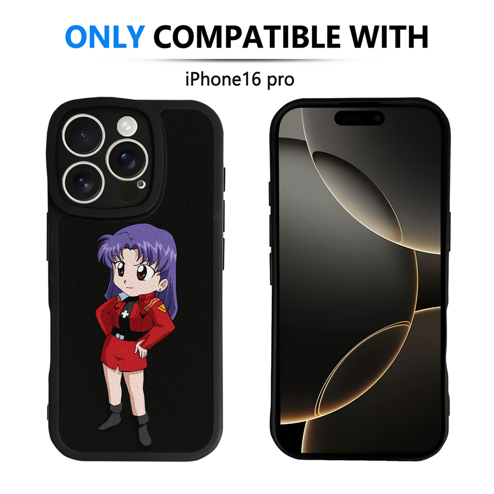 （画像用） EVA 新世紀エヴァンゲリオン 【iPhone 16シリーズ対応】シリコンスマホケース（レザー調） 材質：シリコン